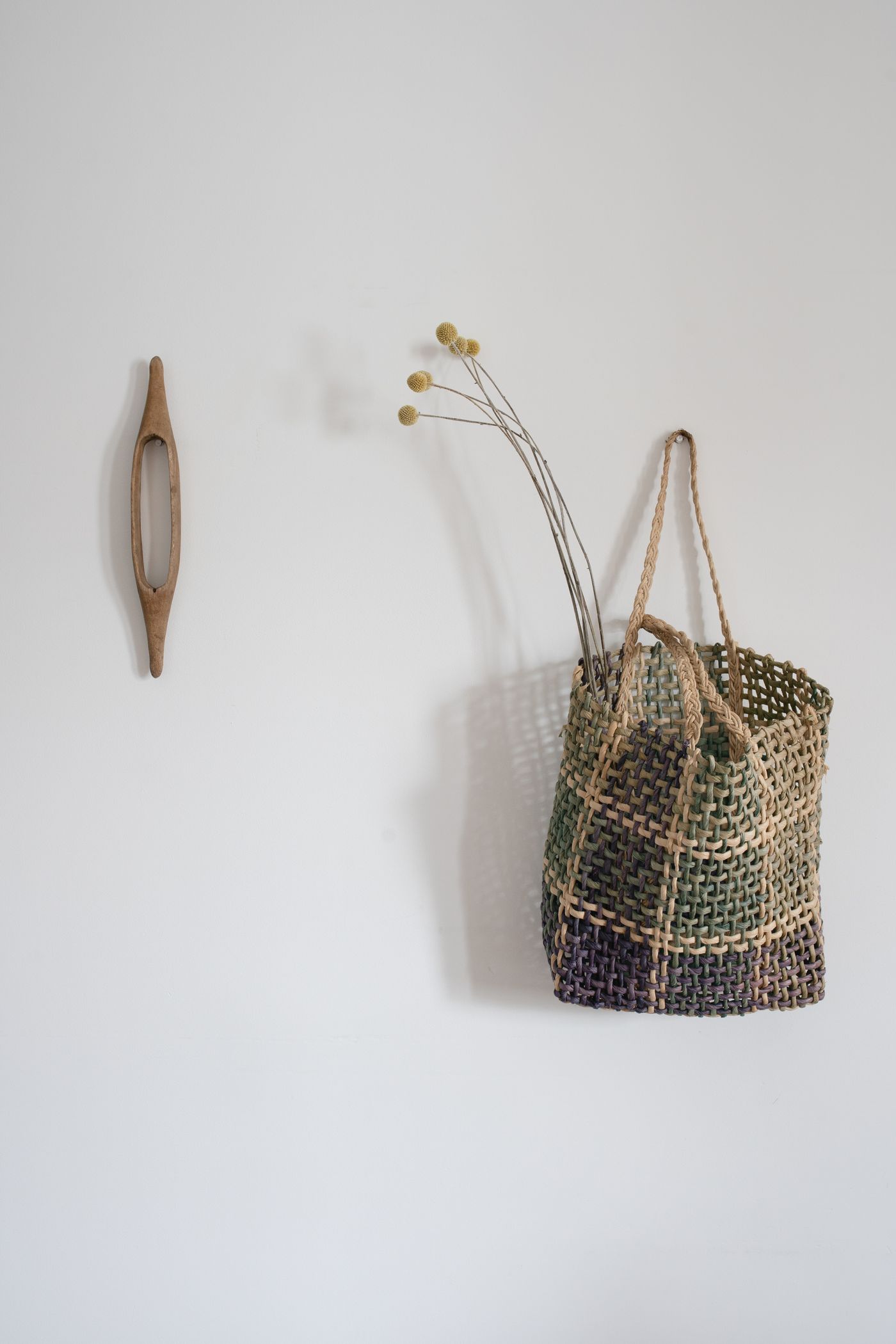 Natural Woven Market Bag